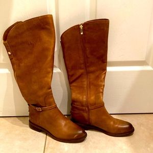 Franco Sarto Brown Leather Boots